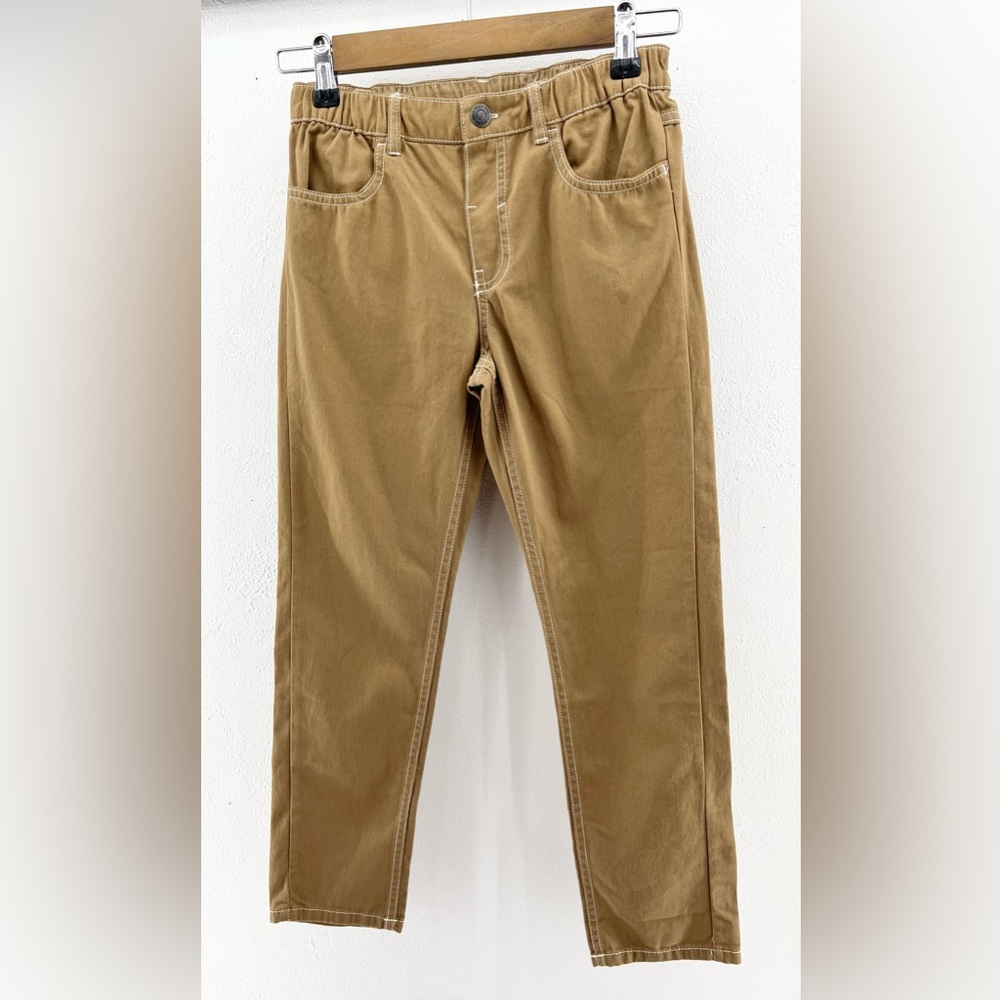 NWT Child’s H&M Relaxed Tapered Fit Khaki Trousers size 8-9 - Picture 2 of 6